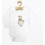 Kojenecké body s dlouhým rukávem New Baby Polar Bear – Zboží Mobilmania