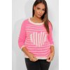 Dámský svetr a pulovr Pink Heart svetr