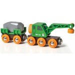 Brio 33698 Vagon + jeřáb – Zboží Mobilmania