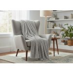 Mybesthome přehoz na křeslo sedačku RENATA stříbrná 70 x 160 cm – Zboží Dáma