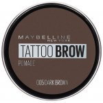 Maybelline Brow Tattoo Lasting Color Pomade gelová pomáda na obočí 05 Dark Brown 4 g – Hledejceny.cz