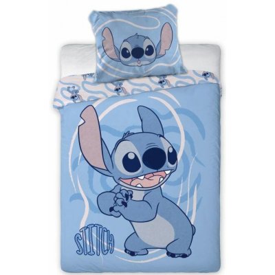 Faro Povlečení do postýlky Lilo and Stitch blue 100 x 135 cm 40 x 60 cm – Zboží Mobilmania