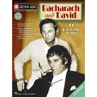 Burt Bacharach & Hal David Jazz Play Along 123 noty na nástroje C, Eb, Bb, basového klíče + audio – Zbozi.Blesk.cz