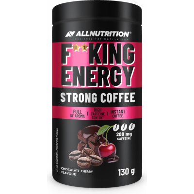 AllNutrition F**king Energy Strong Cofee Čokoláda a Cherry 130 g – Zboží Dáma
