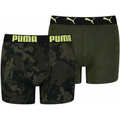 Puma dětské boxerky Boxershort Jr.khaki zelená – Hledejceny.cz