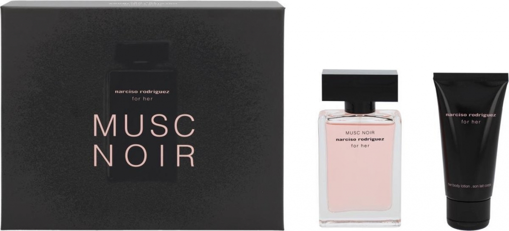 Narciso Rodriguez Musc Noir EDP 50 ml + tělové mléko 50 ml dárková sada