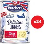 Butcher's Delicious Dinners kawałki z wołowiną w galaretce 400 g – Hledejceny.cz