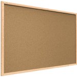 Allboards Korková nástěnka 90 x 60 ALLboards NATURAL TK96D – Zboží Živě