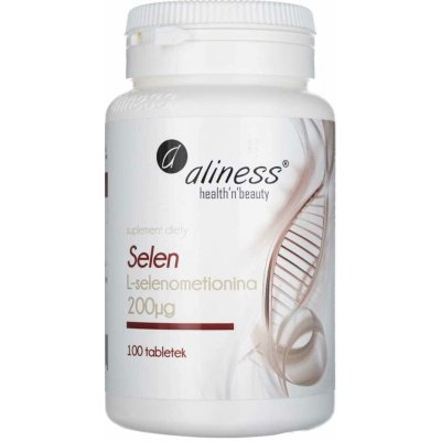 Aliness Selen Select® L-selenomethionine 200 mcg 100 tablet – Hledejceny.cz