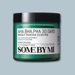 Some By Mi AHA BHA PHA 30 Days Miracle TrueCica Clear Pad exfoliační pleťové tampony pro problematickou pleť 70 ks – Sleviste.cz