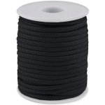 Padáková / oděvní šňůra Ø4 mm Varianta: 11 (39) černá, Balení: 25 m – Zboží Mobilmania