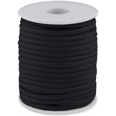 Padáková / oděvní šňůra Ø4 mm Varianta: 11 (39) černá, Balení: 25 m – Zboží Mobilmania