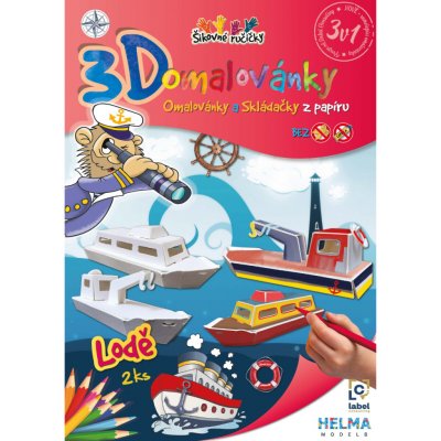 3D omalovánky Lodě – Hledejceny.cz