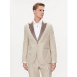 Boss Oblek H-Huge-Tux-242 50514661 Béžová Slim Fit – Zboží Dáma