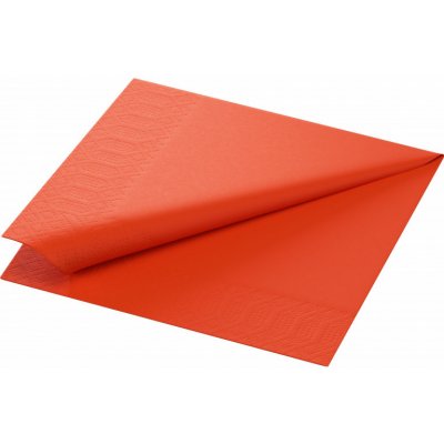 Duni Papírový ubrousek oranžový 20ks 3V 33x33cm – Zboží Mobilmania