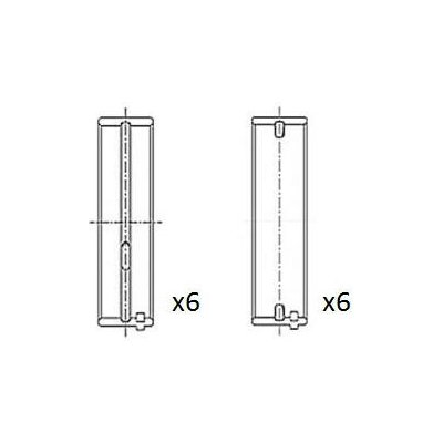 Hlavní ložiska klikového hřídele FAI AutoParts BM1060-STD – Sleviste.cz