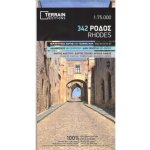Rhodos 1:75.000 turistická mapa – Zboží Dáma