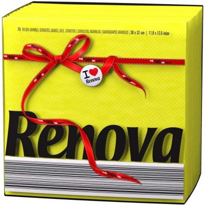 Renova ubrousky 1V žluté 70ks 30x32cm – Zboží Dáma Renova ubrousky 1V žluté 70ks 30x32cm – Zboží Dáma