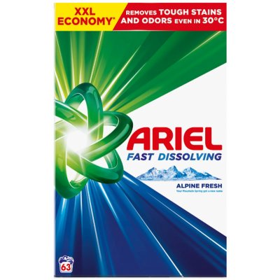 Ariel Alpine Fresh prací prášek 3,465 kg 63 PD – Zboží Dáma