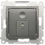 Stmívač dvoutlačítkový, 230 V~, šroubové svorky, Simon 54 D75310.01/48, antracitová metalizovaná – Sleviste.cz