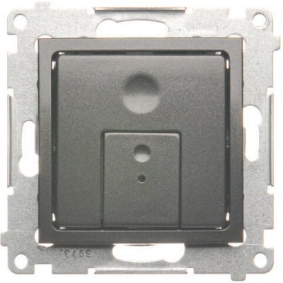 Stmívač dvoutlačítkový, 230 V~, šroubové svorky, Simon 54 D75310.01/48, antracitová metalizovaná – Sleviste.cz