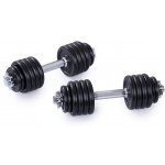Trinfit Set jednoručních nakládacích činek 30 mm 2 x 15 kg – Zboží Dáma