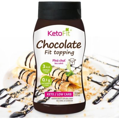 KetoFit ZERO topping sirup bez cukru 310 ml