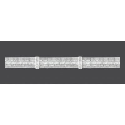 MAGAM Záclonová řasící páska, stuha 3.25.150.3, jeden sklad, řasení 1:1,5, průhledná, šířka 2,5cm (v metráži) – Zboží Mobilmania