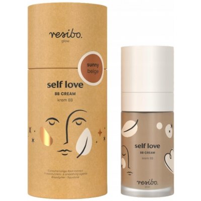 Resibo Self Love BB Cream hydratační BB krém SPF6 Sunny Beige 30 ml