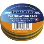 Emos F61515 páska izolační PVC 15 mm x 10 m zeleno-žlutá – Hledejceny.cz