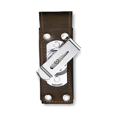 Victorinox Kožené pouzdro pro Spirit s rotačním klipem hnědé 4.0822.L1 – Zboží Mobilmania