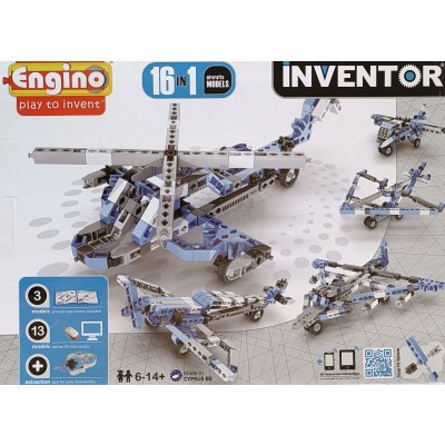 Engino 1633 Inventor 16 Models Aircrafts – Zboží Mobilmania