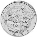 The Royal Mint Stříbrná mince Mýty a legendy Merlin 5. 1 Oz