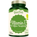GreenFood nutrition Vitamín E-D-Alpha tocopheryl 90 kapslí – Hledejceny.cz