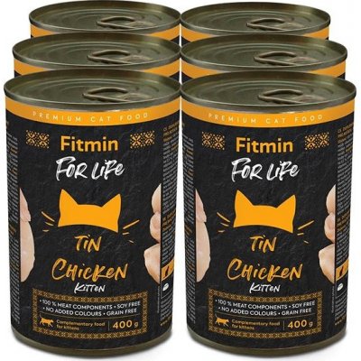 Fitmin for Life Kuřecí pro koťata 6 x 400 g – Zboží Mobilmania