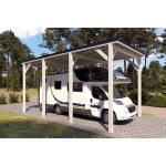 Holzbrüder Ralf na karavan bílá/černá 4 x 7 m – HobbyKompas.cz