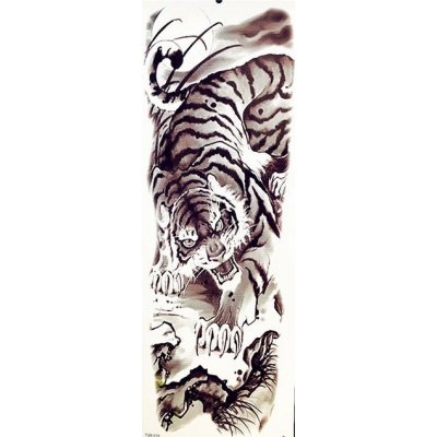 B-TOP Voděodolné dočasné tetování motiv TYGR černá – Hledejceny.cz