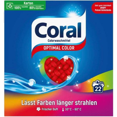 Coral prací prášek Optimal Color 22 PD – Zboží Mobilmania