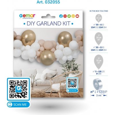 Gemar Balónková girlanda Latte – Zboží Dáma