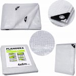 Bradas BR-PLC1003/4 plachta zakrývací vyztužená 100g/m² LENO CRISTAL 3 x 4m transparentní – Zboží Mobilmania