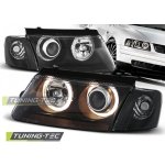 Tuning-Tec Přední čirá světla Volkswagen Passat B5 (1996 - 2000) - černé - Angel Eyes – Hledejceny.cz