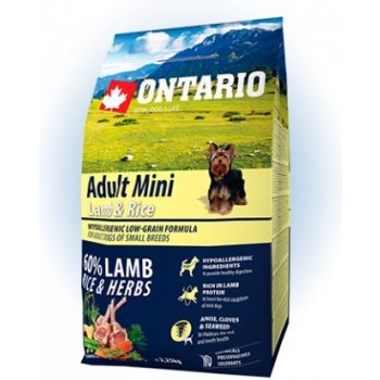 Ontario Adult Mini Lamb & Rice 2,25 kg