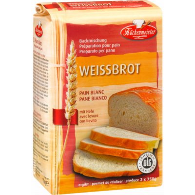 Kuchenmeister Směs na pečení bílého chleba 1000 g – Sleviste.cz