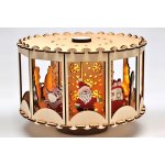 Euro Habitat Vánoční lampička carousel kolotoč s LED 20 cm – Hledejceny.cz