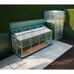 WEISA Skleník ke stěně 1,9x4m - 4mm – Hledejceny.cz
