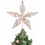 Luxspire LED hvězda na špičku vánočního stromku, diamantové růžové zlato P723314050959 – Hledejceny.cz
