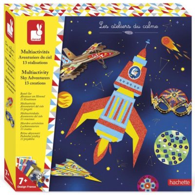 Janod Atelier Sada XXL sada s aktivitami Vesmírne dobrodružstvá – Zboží Mobilmania