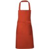 Zástěra Link Kitchen Wear Hobby zástěra X967 Terracotta Pantone 4840 73 x 80 cm