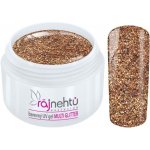 Ráj nehtů Barevný UV gel MULTI GLITTER 5 ml – Zboží Dáma