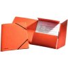 Obálka Esselte Prešpánové desky na spisy, "Rainbow", oranžová, A4, 15 mm, prešpánový karton; 26594